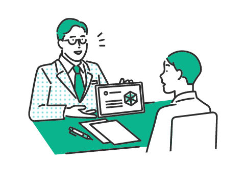 社労士よりご希望の連絡方法で、診断結果をお伝えします。